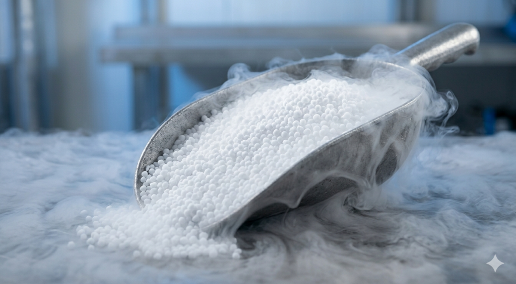 Small 3mm dry ice pellets our Cold Chain Packaging Products