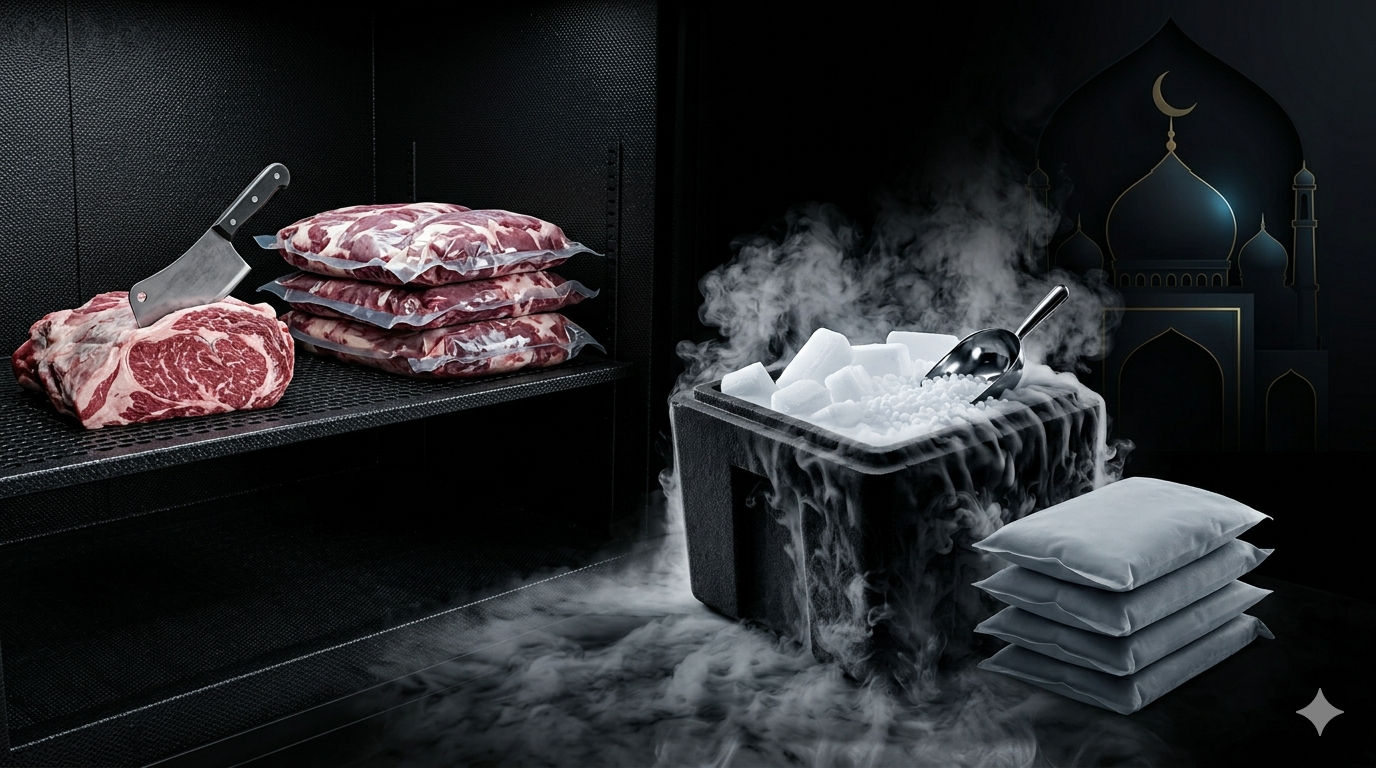 Qurbani Meat Preservation Dry Ice and Gel Packs Pakistan