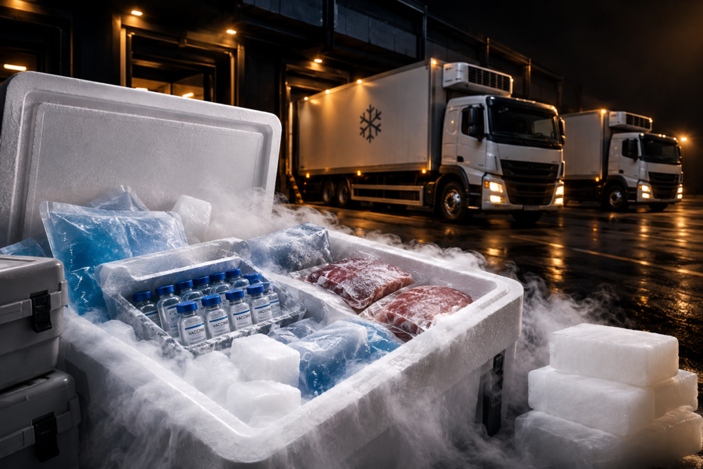 Refrigerated truck for cold chain logistics Pakistan with 24/7 temperature-controlled delivery