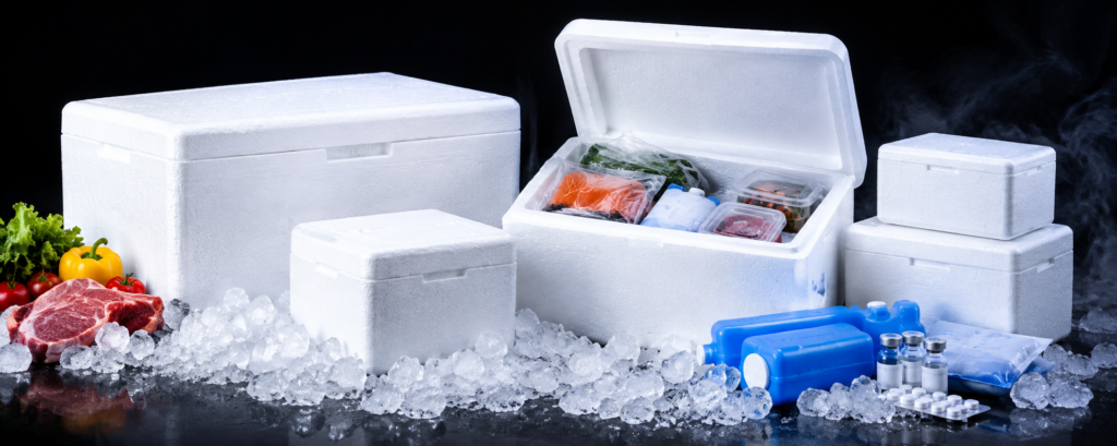 Thermopore boxes for ice cream and dairy transport in Pakistan