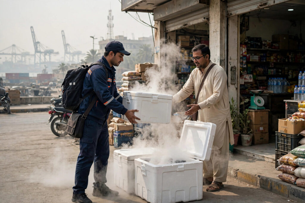 Dry ice delivery in Karachi Pakistan - dry ice in Karachi