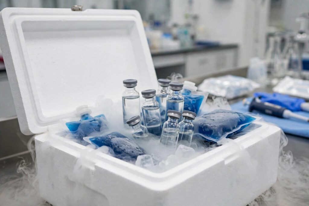 Pharmaceutical vials with dry ice cold chain - dry ice for pharmaceuticals Pakistan