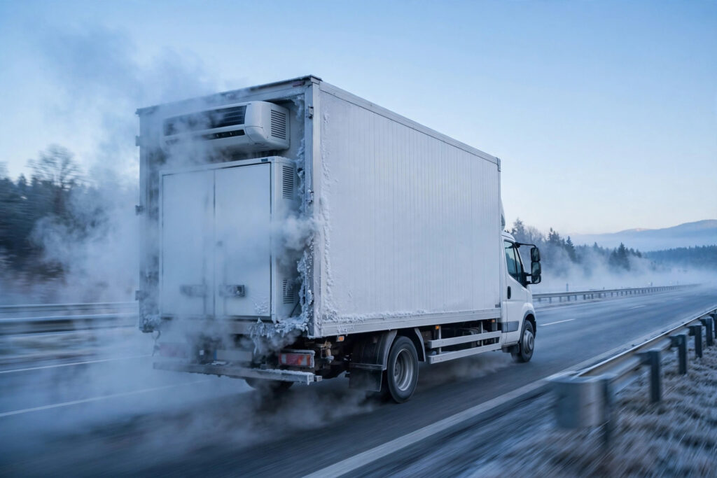 Refrigerated truck for cold chain logistics